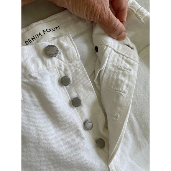 Custom Denim Forum Jeans recreate by Angelina Vanelli Sheer Floral Embroidery 23 - Picture 10 of 15